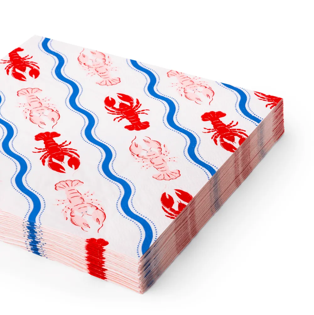 Discount Bonjour Fete Le Lobster Large Napkins