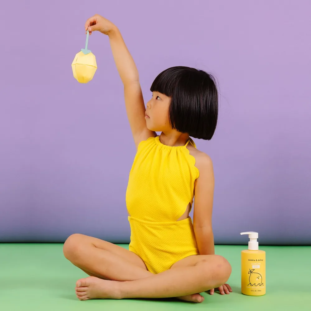 Sale Dabble & Dollop Lemon Bubble Bath, Body Wash & Shampoo