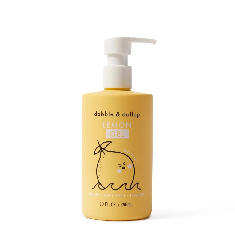 Sale Dabble & Dollop Lemon Bubble Bath, Body Wash & Shampoo