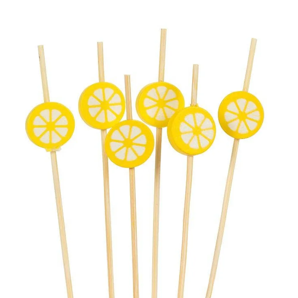 Hot Abbott Lemon Food & Cocktail Picks