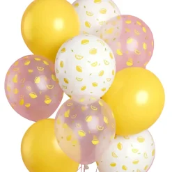 Best xo, Fetti Lemon Printed Latex Balloon Set