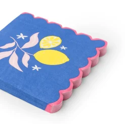 Online Bonjour Fete Lemon Zest Large Napkins