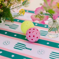 Discount Bonjour Fete Le Pickleball Table Runner