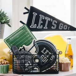 Sale My Mind’s Eye Let's Go! Black Felt Pennant Flag