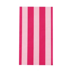 Hot Bonjour Fete Light & Haute Pink Signature Cabana Stripe Guest Towels