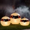 Clearance Funboy Light-Up Mummy Pumpkin Decorations, Set of 3