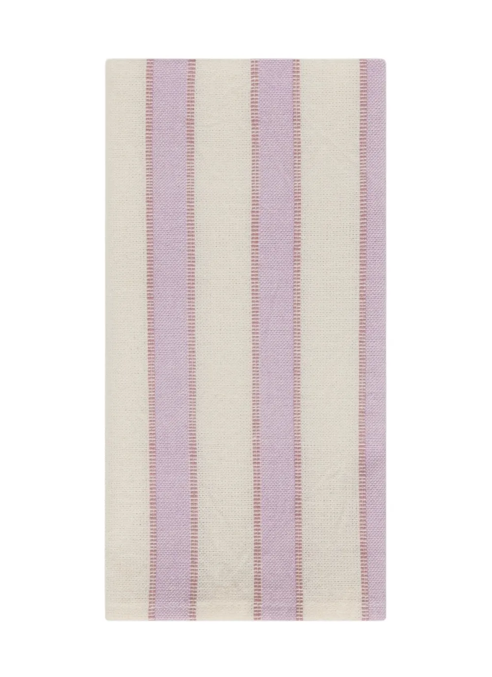 New Heather Taylor Home Lilac & Cream Stripe Napkins