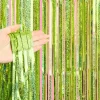 Outlet xo, Fetti Lime Green Foil Curtains