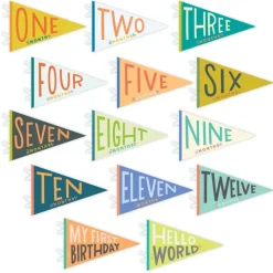 Best Lucy Darling Little Kaleidoscope Petit Milestone Pennants