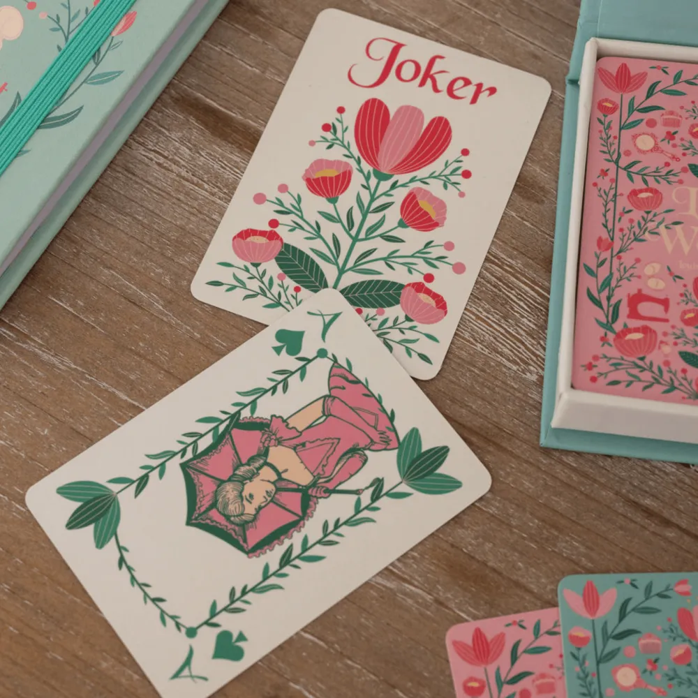 Outlet Steel Mill Gifts Little Women Playing Cards Set