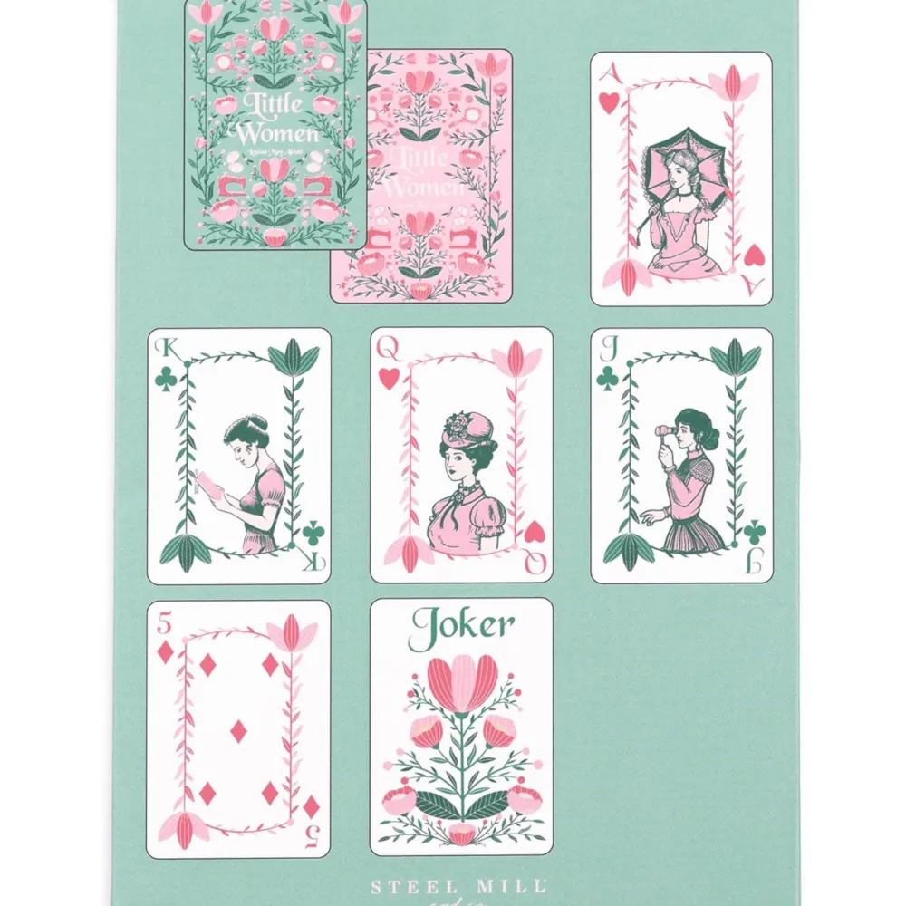 Outlet Steel Mill Gifts Little Women Playing Cards Set
