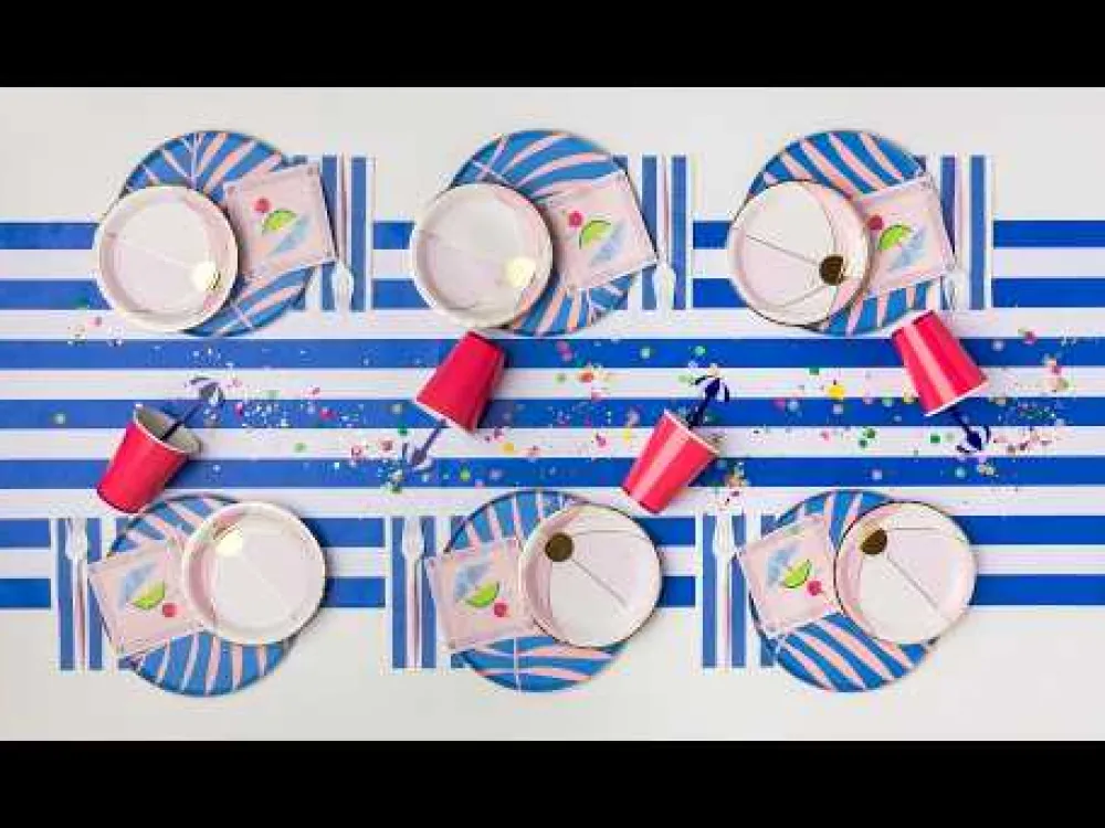 Online Bonjour Fete Luau Tropical Cocktail Napkins