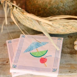 Online Bonjour Fete Luau Tropical Cocktail Napkins