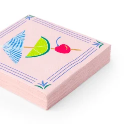 Online Bonjour Fete Luau Tropical Cocktail Napkins