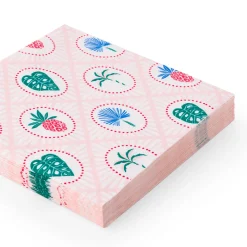 New Bonjour Fete Luau Tropical Icon Large Napkins