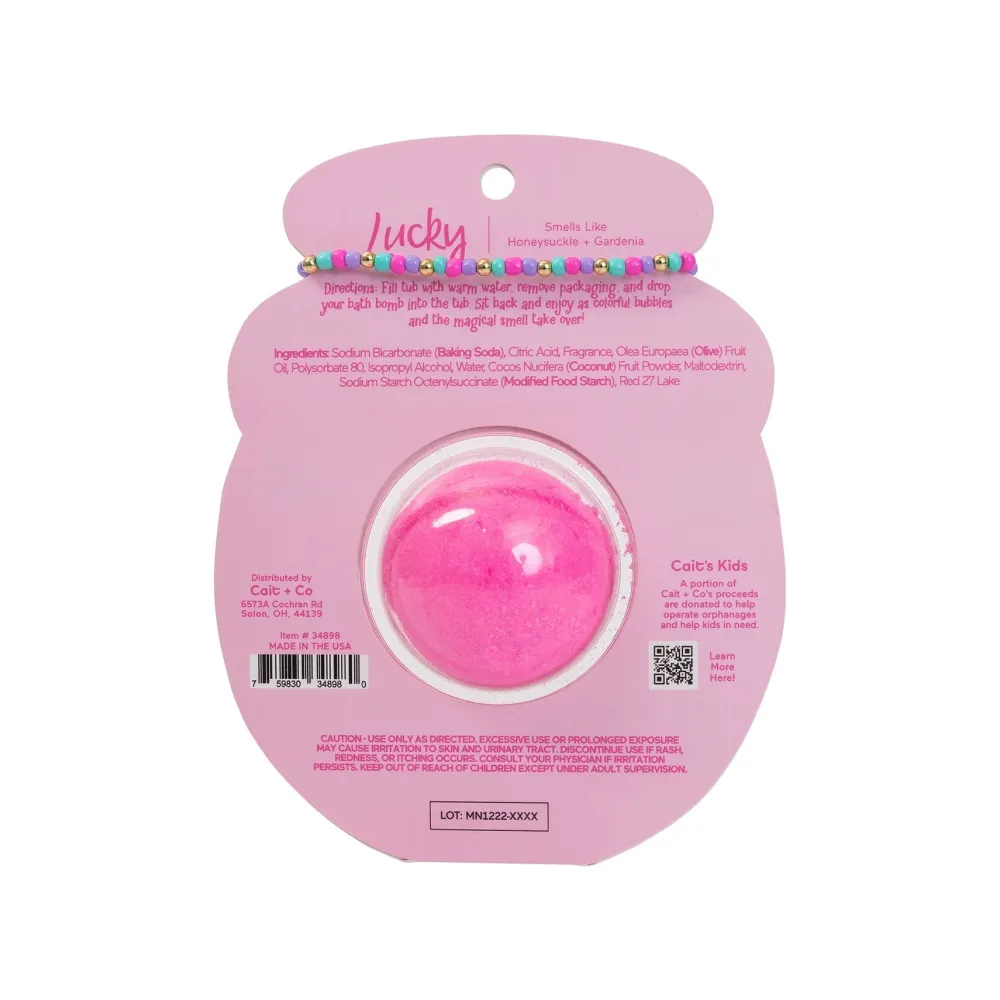 Online Cait + Co Lucky Friendship Bracelet Bath Bomb