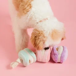 New The Foggy Dog Macarons Interactive Snuffle Dog Toy
