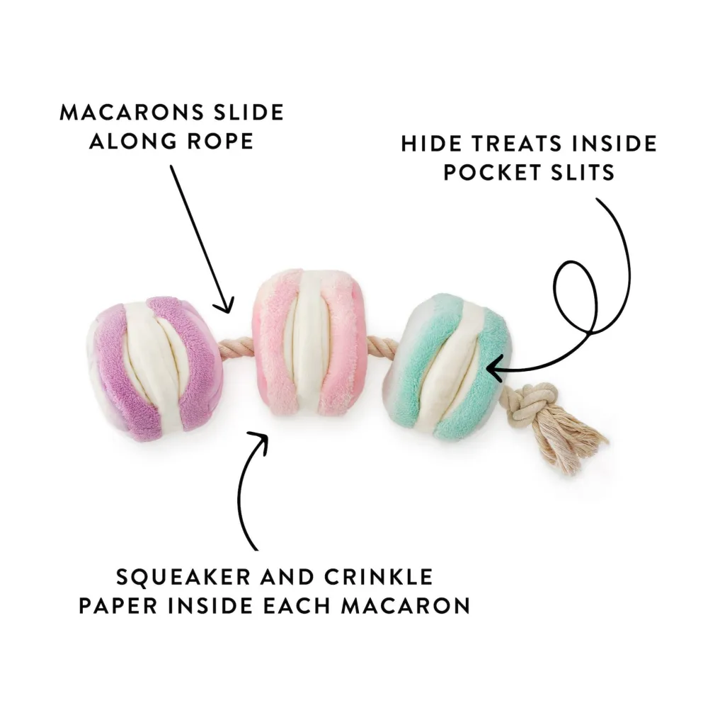 New The Foggy Dog Macarons Interactive Snuffle Dog Toy