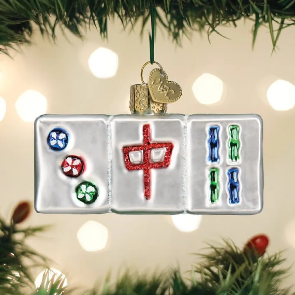 Discount Old World Christmas Mahjong Ornament