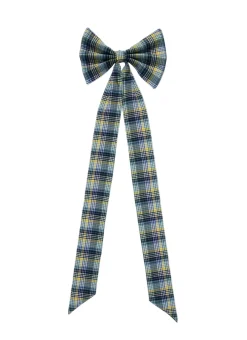 Best Heather Taylor Home Maine Plaid Multicolor Fabric Bow