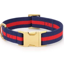 Hot The Foggy Dog Mariner Striped Webbing Collar Walk Set