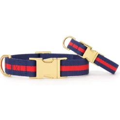 Outlet The Foggy Dog Mariner Striped Webbing Dog Collar
