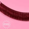 Hot xo, Fetti Maroon Fringe Foil Banner