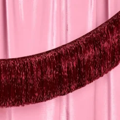 Hot xo, Fetti Maroon Fringe Foil Banner