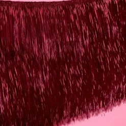 Hot xo, Fetti Maroon Fringe Foil Banner