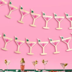 Best xo, Fetti Martini Glass Honeycomb Banner