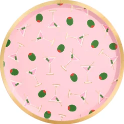 Best xo, Fetti Martini Party Plates