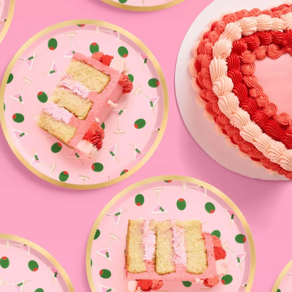 Best xo, Fetti Martini Party Plates