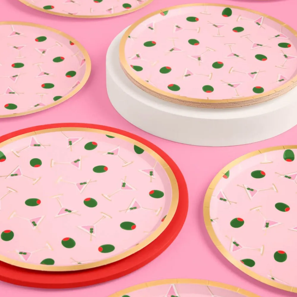 Best xo, Fetti Martini Party Plates