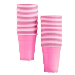 Outlet xo, Fetti Matte Pink Plastic Cups