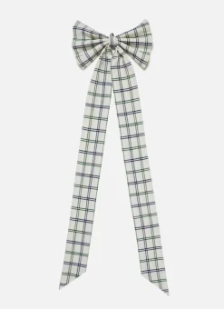 Clearance Heather Taylor Home Mayfair Plaid Hunter Fabric Bow