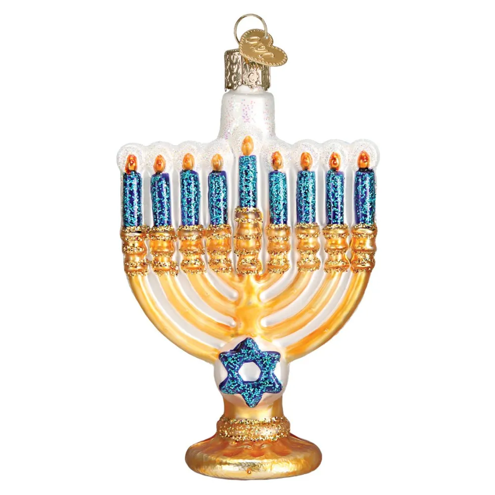 Old World Christmas Menorah Ornament