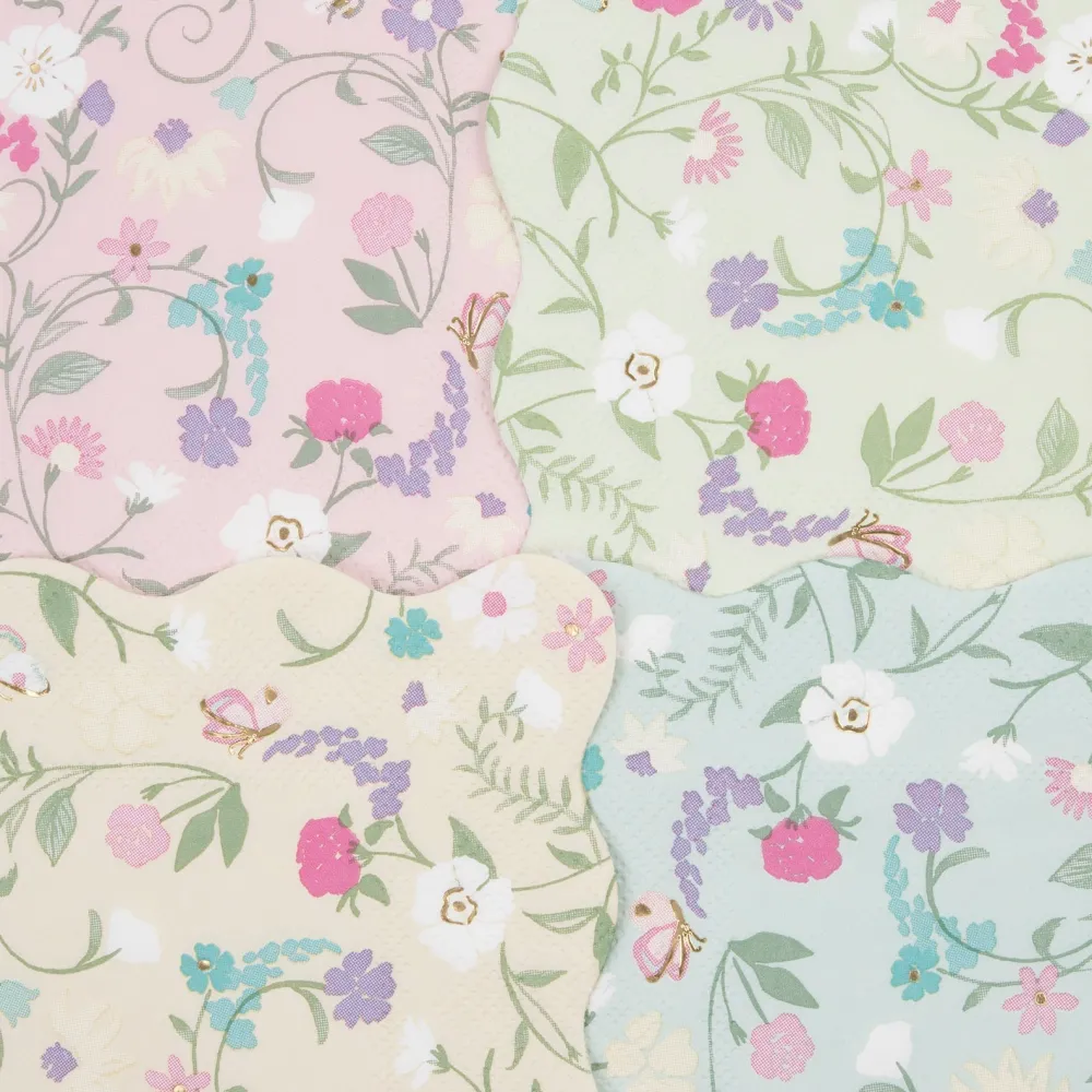 Clearance Meri Meri X Laduree Paris Floral Small Napkins