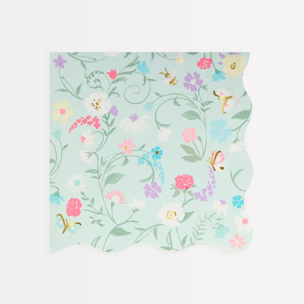 Clearance Meri Meri X Laduree Paris Floral Small Napkins