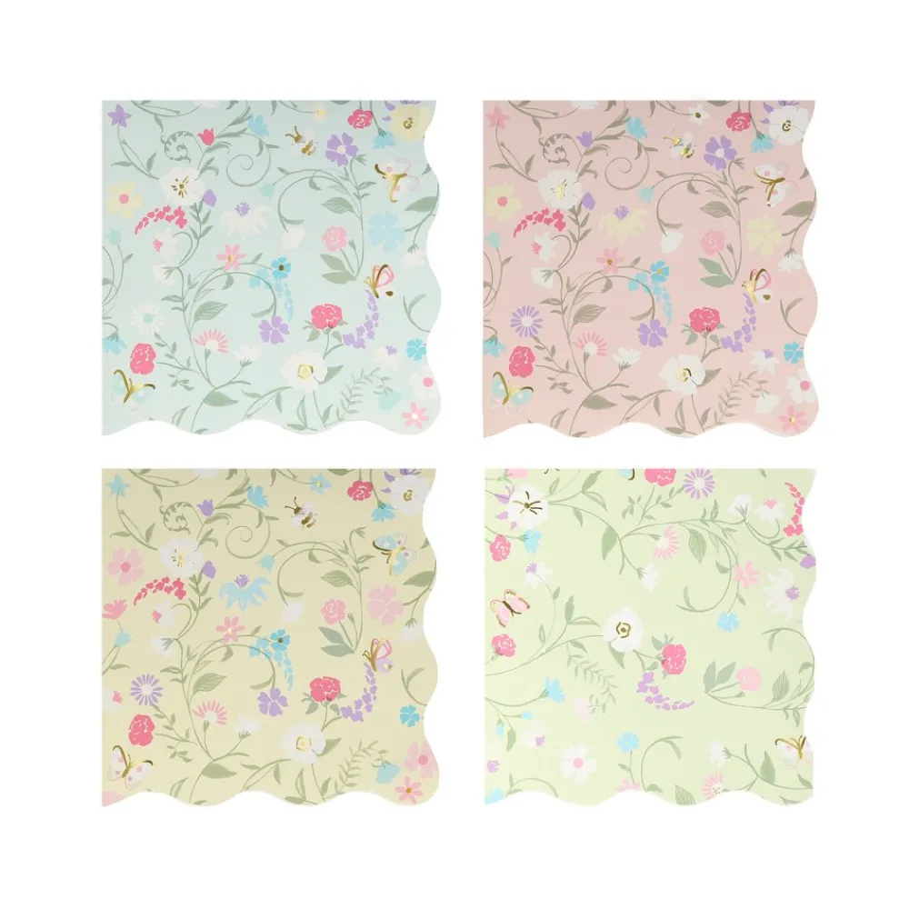 Clearance Meri Meri X Laduree Paris Floral Small Napkins