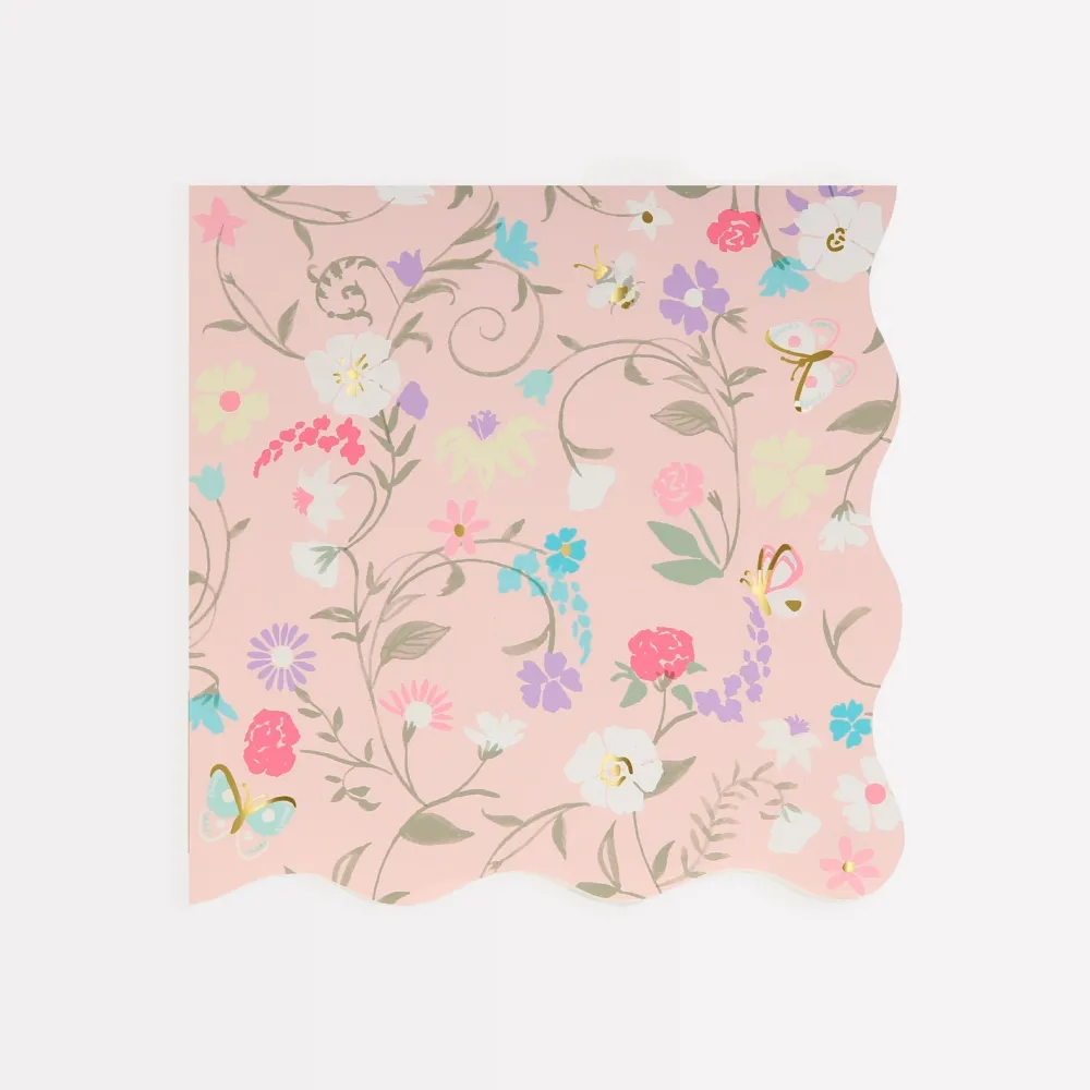 Clearance Meri Meri X Laduree Paris Floral Small Napkins