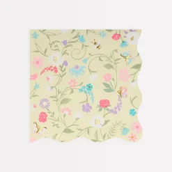 Clearance Meri Meri X Laduree Paris Floral Small Napkins