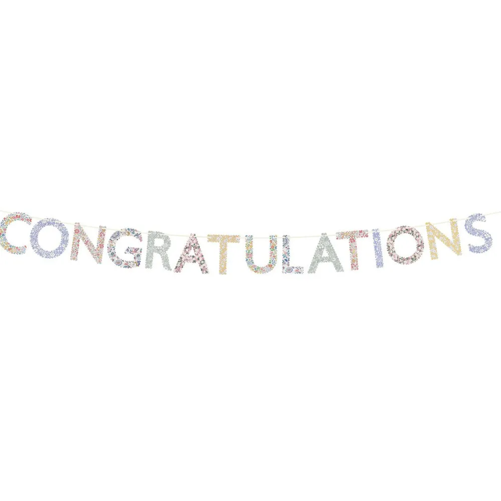 Best Meri Meri X Liberty Congratulations Garland