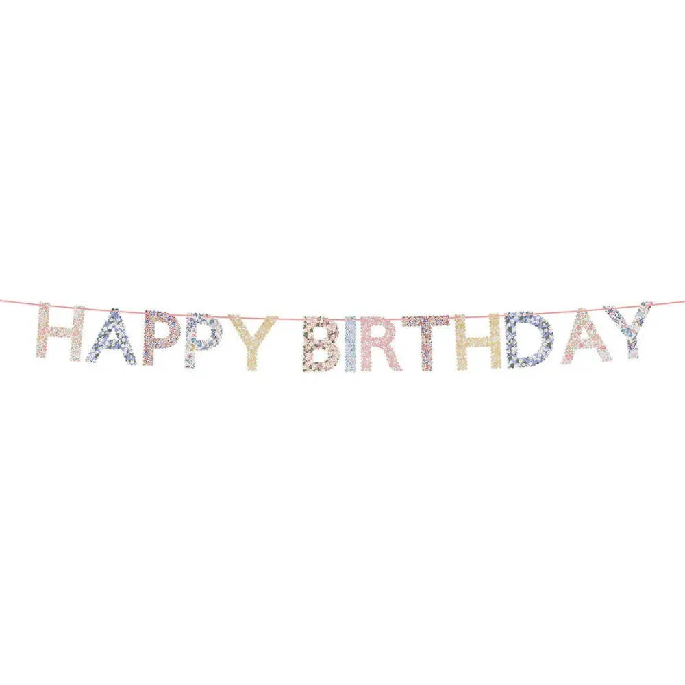 Sale Meri Meri X Liberty Happy Birthday Garland