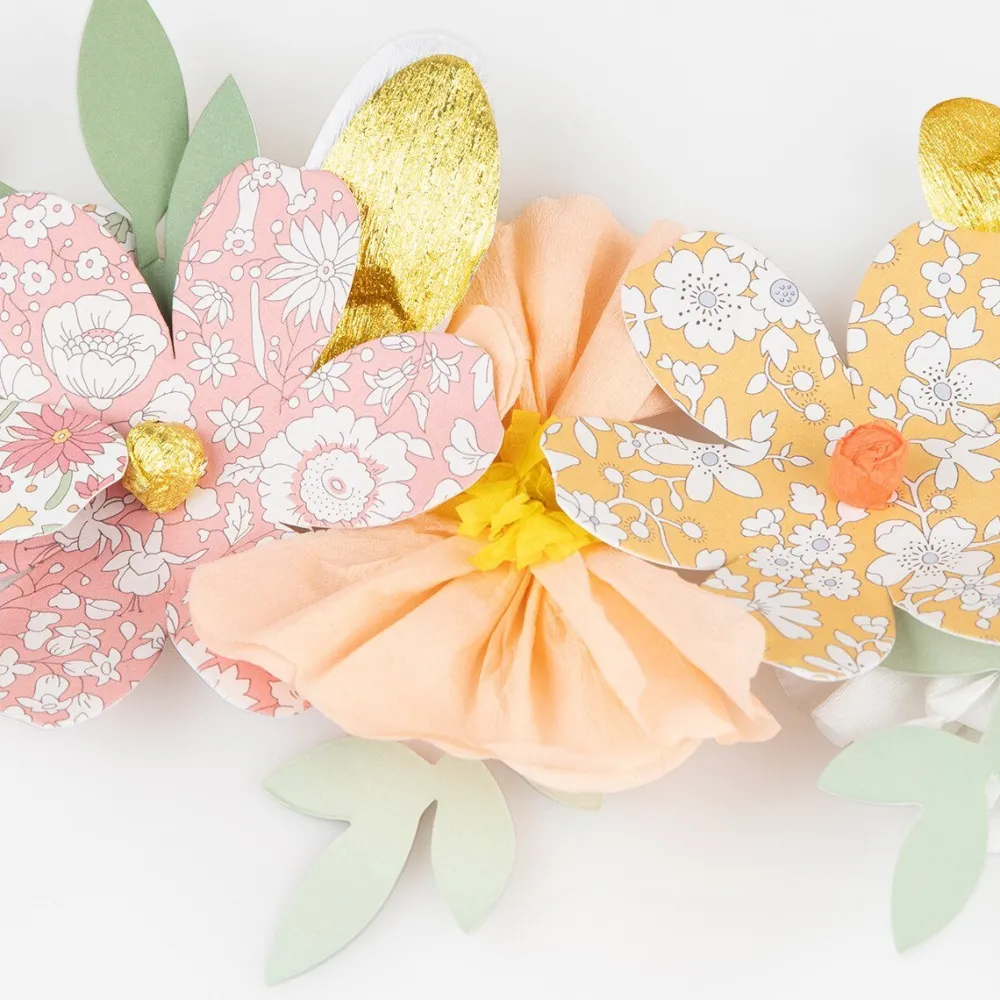 Sale Meri Meri X Liberty Paper Flower Garland