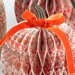 Sale Meri Meri X Liberty Paper Honeycomb Pumpkins