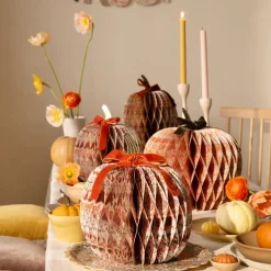 Sale Meri Meri X Liberty Paper Honeycomb Pumpkins