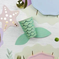 New My Mind’s Eye Mermaid Tail Party Cups