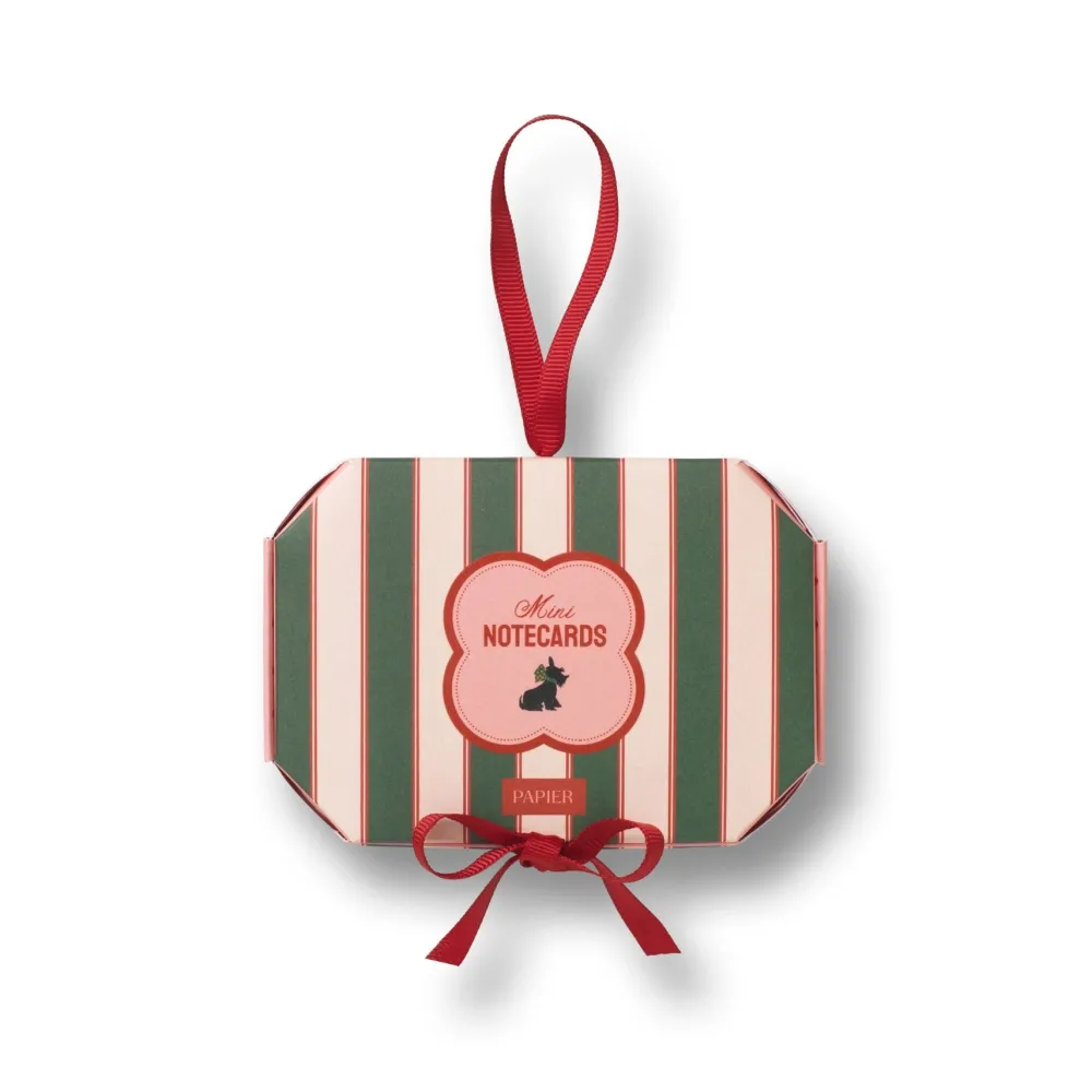 Hot Papier Merry Notes Mini Christmas Notecard Set