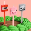 Sale xo, Fetti Minecraft Birthday Candles