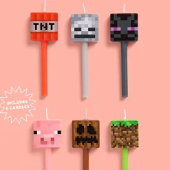 Sale xo, Fetti Minecraft Birthday Candles